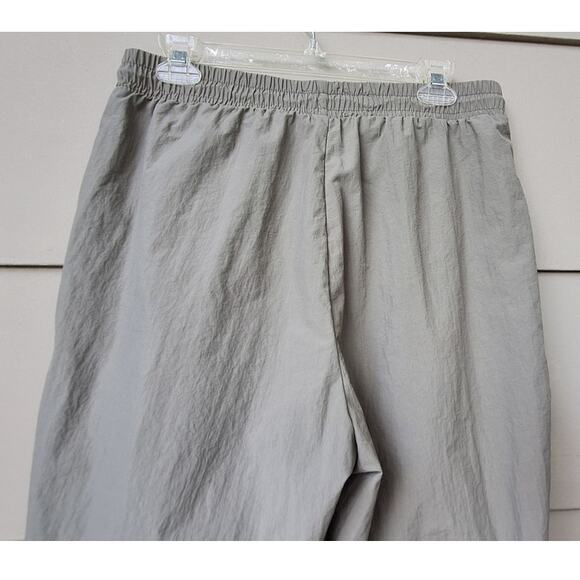 WILO the label Anthropology Women's Parachute Pants Jogger Gray Sz L Athleisure - Picture 7 of 9